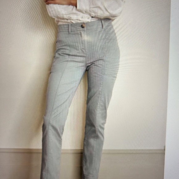 Cargo Chino Trousers/Pants, Gray, Size 14 - Picture 6 of 6